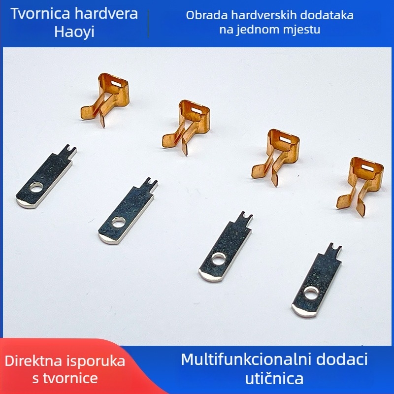 Universalni hardverski set za utičnice s bakrenim kontaktima, opružnim kontaktima i uložcima kućišta – kompatibilan s EU/US/UK standardima