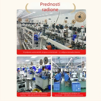 Predizolirani hladno presovani terminalni kabel, 34 jezgri, bakreni vod, PVC izolacija, presjek 0,75 mm², UL1015