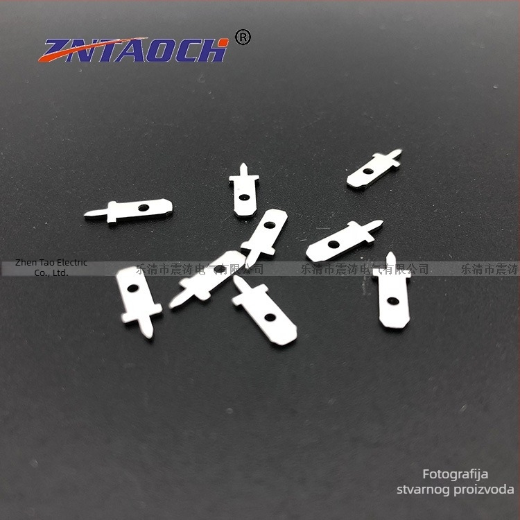 2,8 mm PCB jednostrani kratka priključna igla, uspravni lemni dio, debljina 0,8 mm, 10 000 komada