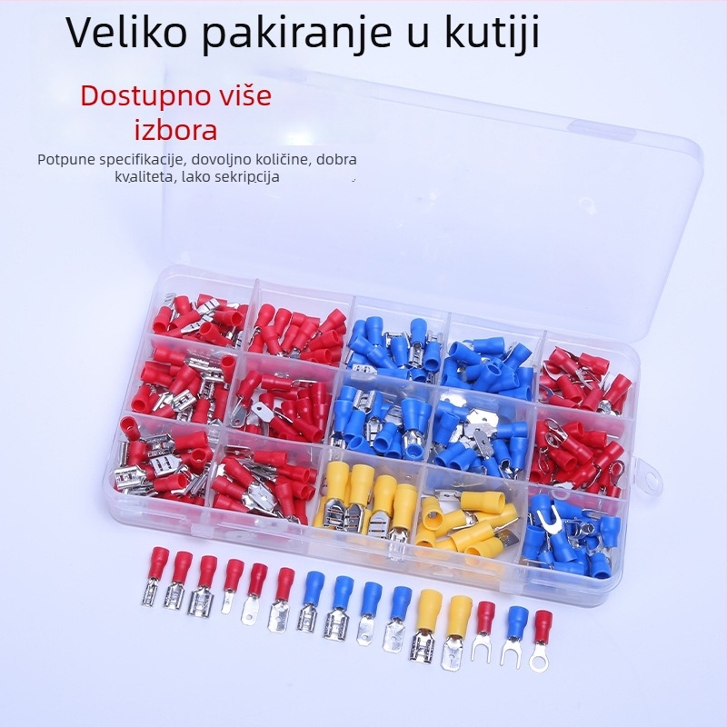 Izolirani terminalni blok, 10 polova, hladno presovanje, komplet od 280 komada
