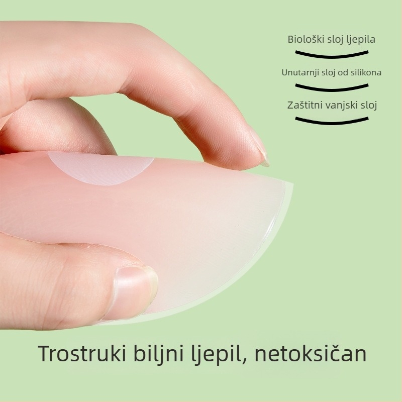 Silikonski patch za grudi, ultratanki, nevidljivi, prozirni, visoka elastičnost