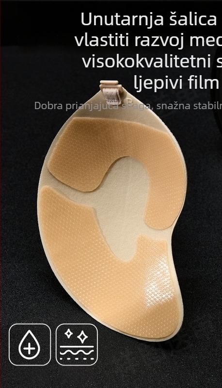 Silikonski flaster za dojke, manga oblik, ultra-tanki, prozračni, dišući