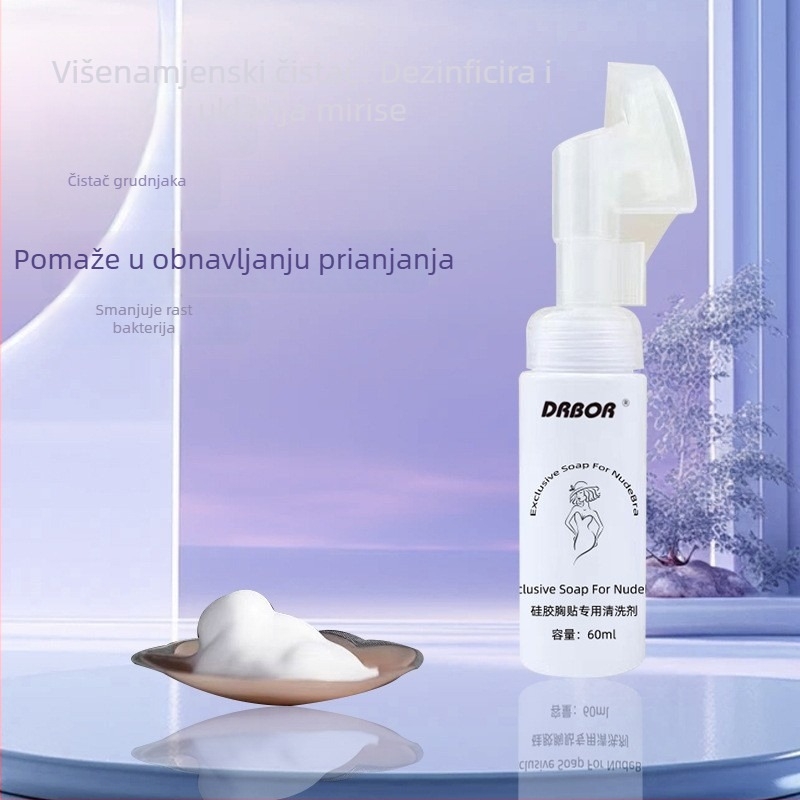 Čistač silikonnih umetaka za grudi – pjena za čišćenje umetaka grudnjaka, uklanja mrlje i mirise
