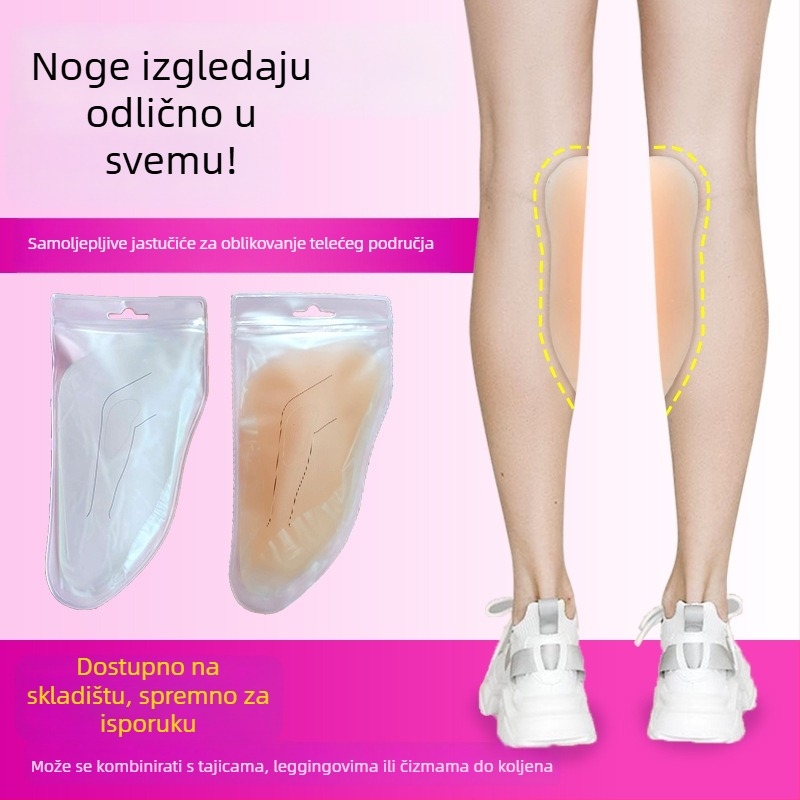 Silikonske trake za ispravljanje nog XO, samoljepljive podloške za korekciju oblika nog XO, bez vidljivih tragova