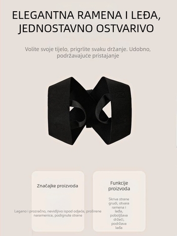 Korektor držanja s otvorenim ramenima za odrasle | Spandex, zaštita ramena, nogomet, trčanje