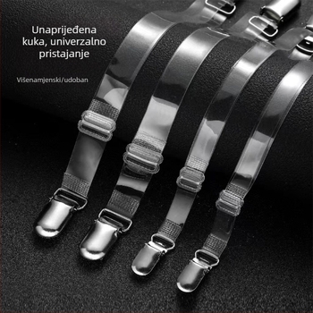 Silikonski klips za bandeau grudnjak Yongwei, proziran stil, izlazak zimi 2025, uzorak: jednobojni