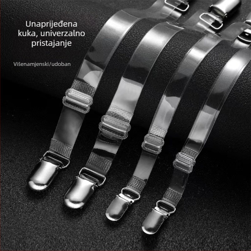 Silikonski klips za bandeau grudnjak Yongwei, proziran stil, izlazak zimi 2025, uzorak: jednobojni