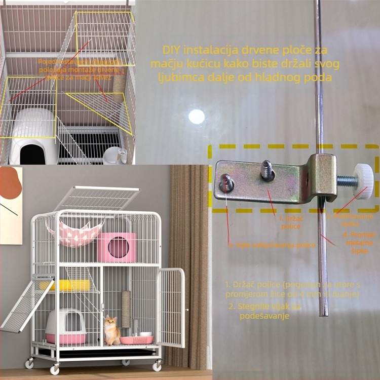 Brava za kućne ljubimce – metal+ABS, HY3625, Huiyue hardware, moderan minimalistički stil, otiskivanje + lijevanje