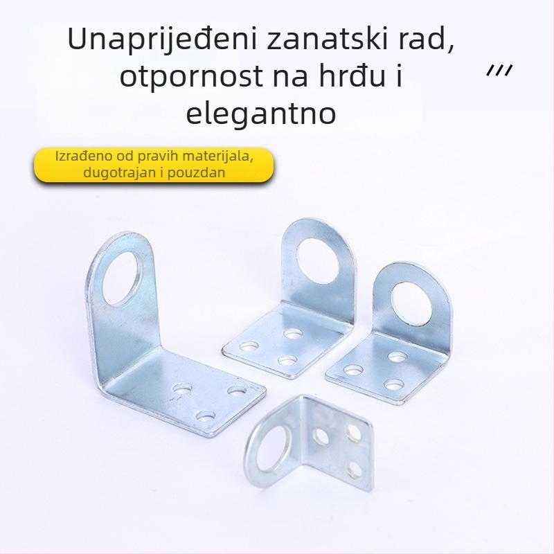 Li yibang Željezna brava za vrata, galvanizirana, model 50.65.75.90, za drvena vrata i ormariće, moderni minimalistički stil
