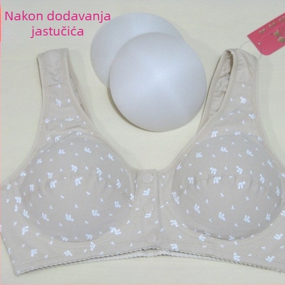 Pamukasti jastučići za grudnjak, umetci za push-up grudnjak, nevidljiv efekt, obične debljine, proljeće 2024