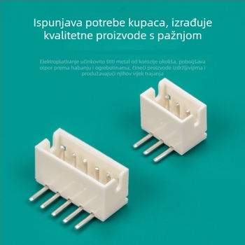 Vertikalni pin header za terminal blokove, ravni pinovi, 180° raspored, razmak 1,5 mm