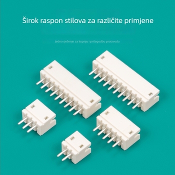 Vertikalni pin header za terminal blokove, ravni pinovi, 180° raspored, razmak 1,5 mm