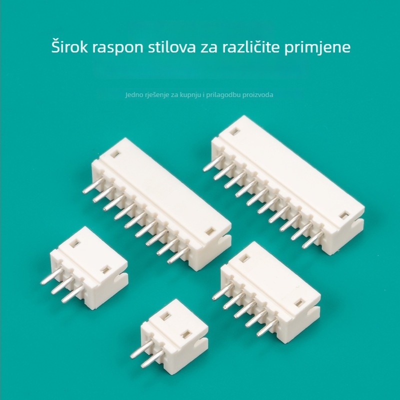 Vertikalni pin header za terminal blokove, ravni pinovi, 180° raspored, razmak 1,5 mm