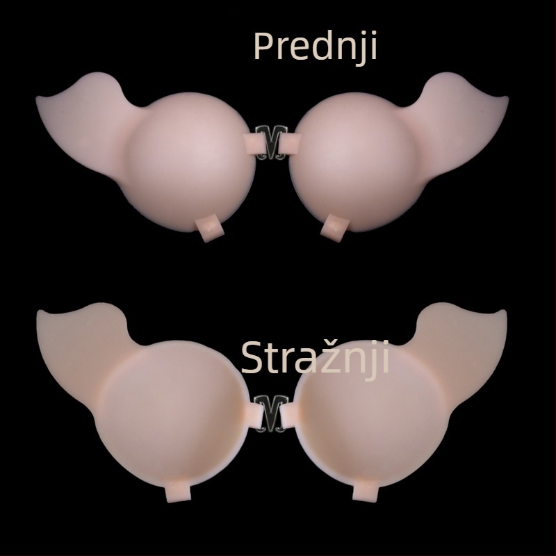 Silikonska pločica za grudi – nevidljiva, ultra-tanka, kapljasti oblik, minimalistički stil