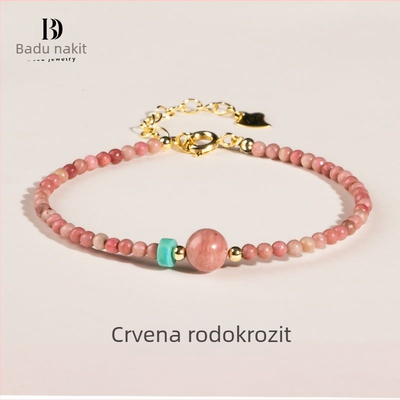 Badu narukvica, oblik životinje/zodijak, polirana površina, ženski dodatak za ruku, svjež i sladak stil