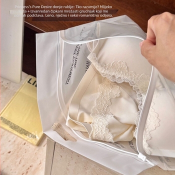 Set grudnjaka – 3/4 košarice, tanke modelirane košarice, najlon materijal, stražnje zatvaranje s tri reda kukica, čvrsti dvostruki kaiševi