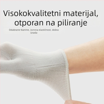 Najlon etiketske rukavice - monokromatske prstne rukavice, fakultetski stil, za uzrast od 3 godina i više