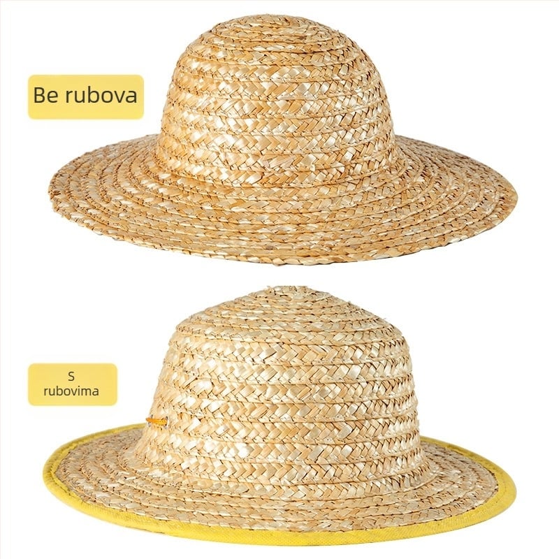 Šešir od slame za djecu, za sve sezone, uzrasti 2–4, 4–6, 8–10 i preko 10 godina, proljeće 2024