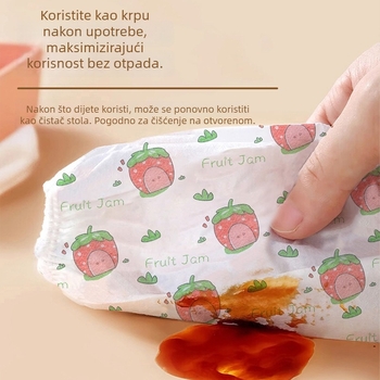 Dječje vodootporne PVC rukave s karikaturalnim uzorkom, zaštita od prljavštine