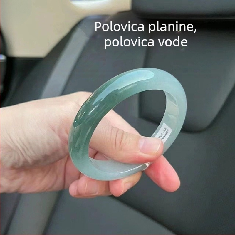 Ženska jadeitna narukvica, leden tip starog rudnika, cijeli krug, jednostavan dizajn, 1,0 kg, jesen 2022