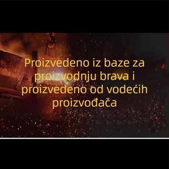 Željezni U-oblik brave za staklena vrata vitrina, dvostruka vrata, mortise tip brave, protiv krađe, produženi oblik U