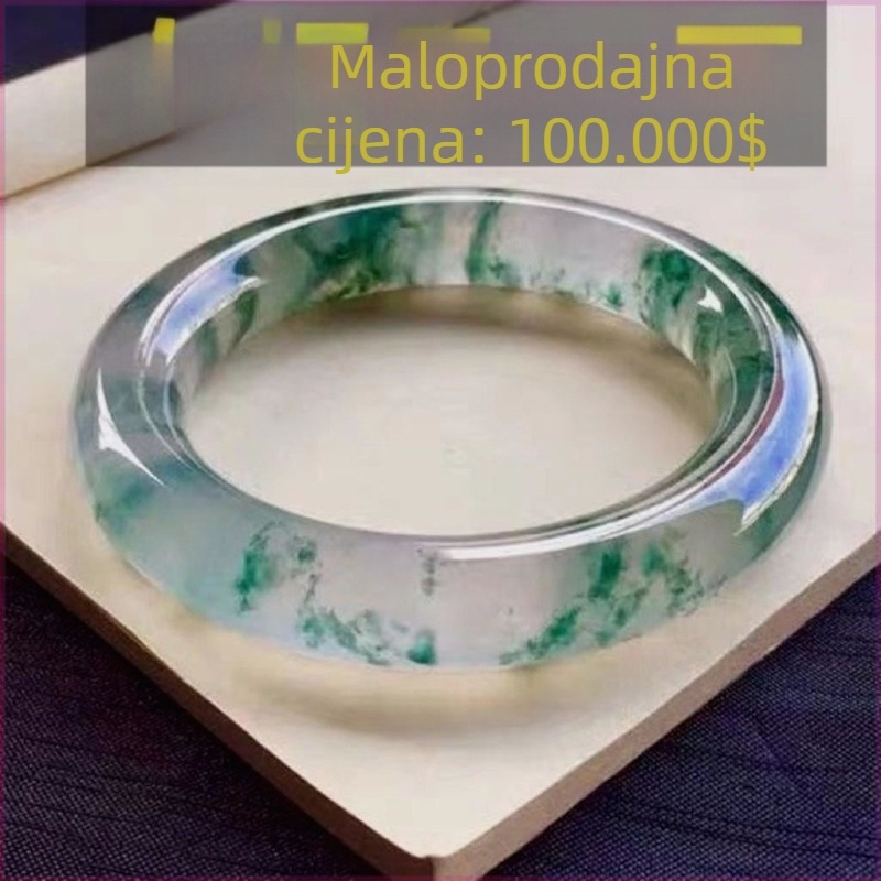 Nefritna narukvica, ručno izrađena, etnički stil, ljeto 2024, The Prosperity of Ming