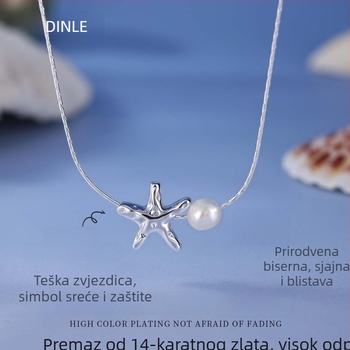 Metalni ogrlica s bakrenim privjeskom na ključnu lancu, duljina 21-50 cm, proljeće 2025