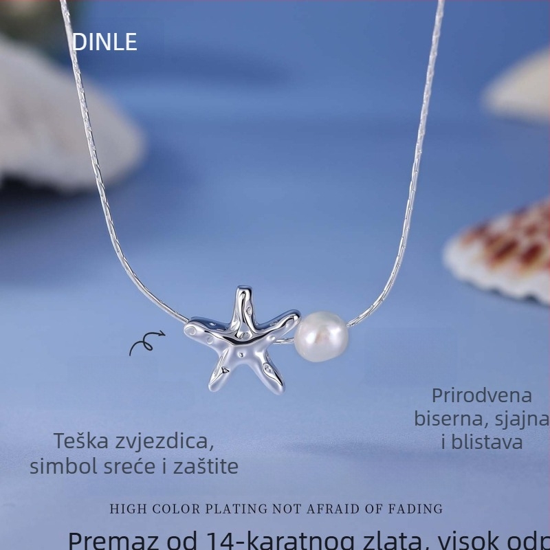 Metalni ogrlica s bakrenim privjeskom na ključnu lancu, duljina 21-50 cm, proljeće 2025