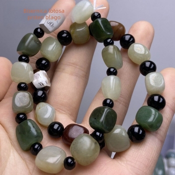 Narukvica od nefrita – Prirodni nefrit, Duobao stil, Unisex