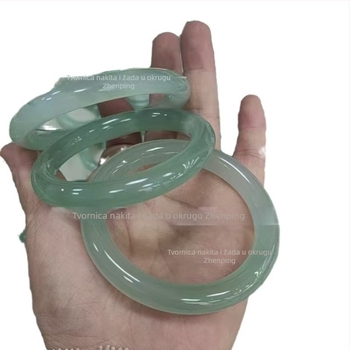 Prirodna halcedonska kružna narukvica s visećim ukrasom – pojedinačno pakirana, Zhuoyuke