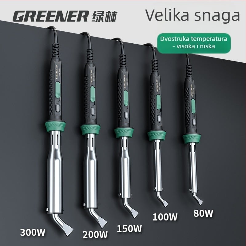GREENER/Green Forest Električni set za lemljenje za kućnu upotrebu, visoka snaga za industrijsko zavarivanje, višenamjenski lemni pištolj