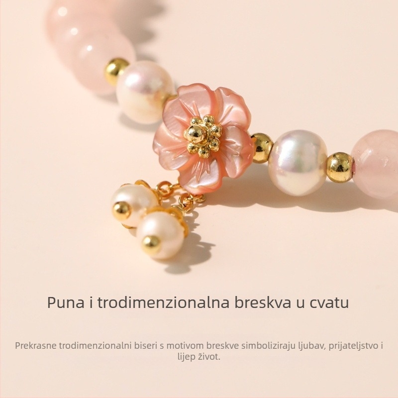 Narukvica od kristala u prahu – romboidni oblik, za žene, korejski stil, elektroplatirano