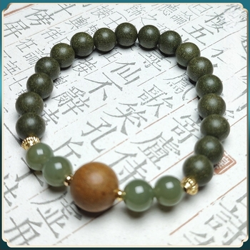 Narukvica od granatnih perli – oblik životinje/zodijak, etnički stil, dječja narukvica