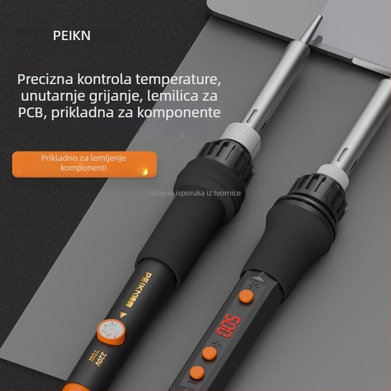 Električno lemilo s keramičkim grijaćim elementom, 220V, profesionalnog ranga, za lemjenje, desoldering i pirografiju