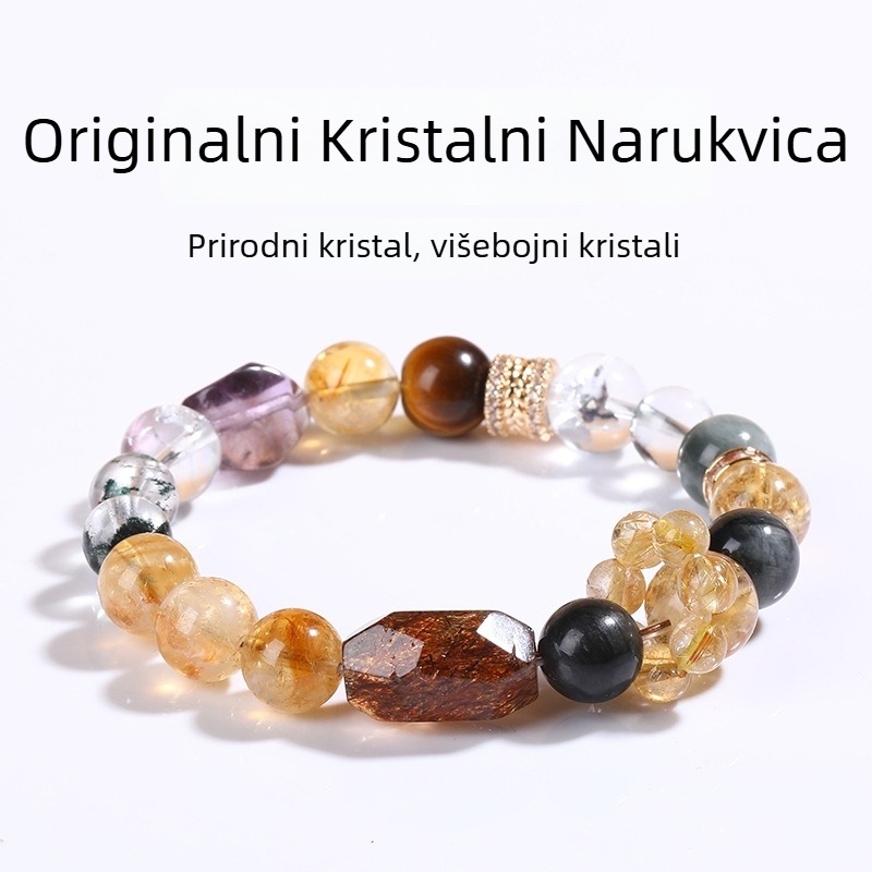 Narukvica s kristalnim perlama, etnički stil, ženski, oblik životinje/zodijak, šifra proizvoda Sl5682