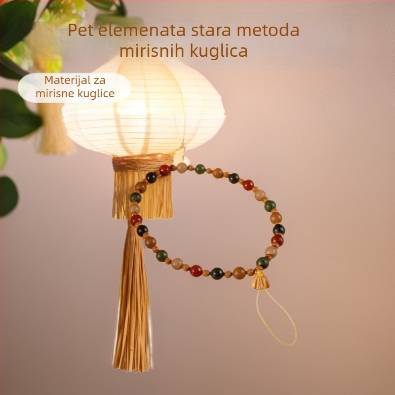 Narukvica – mirisne perle, ručna izrada, okrugle perle, Novi kineski stil, mogućnost prilagođavanja (mirisne perle; ručna izrada; okrugle perle; Novi kineski stil; mogućnost prilagođavanja)