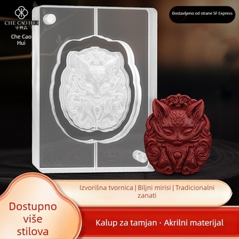 Akrilna Kalupa za tamjan za DIY izradu budističkih perli — tradicionalna, dvostrana, ručna izrada (Materijal: Hexiang; Stil: klasični; Proljeće 2025)