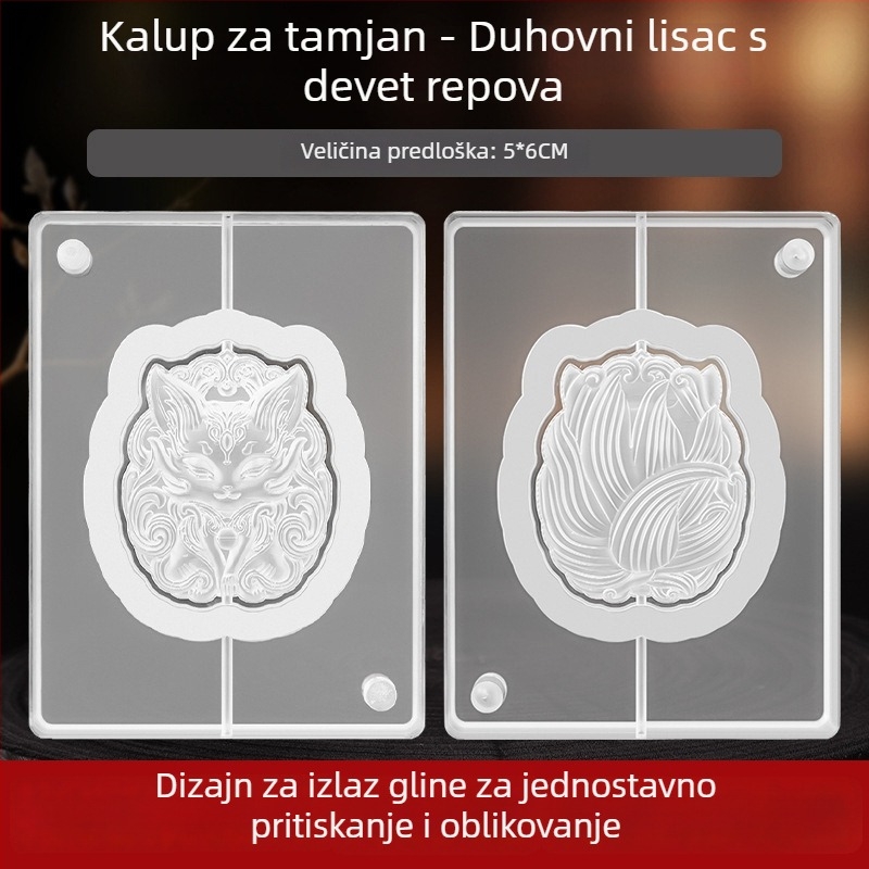Akrilna Kalupa za tamjan za DIY izradu budističkih perli — tradicionalna, dvostrana, ručna izrada (Materijal: Hexiang; Stil: klasični; Proljeće 2025)
