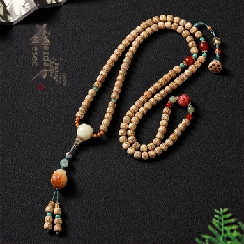 Narukvica Xingyue Bodhi, nacionalni stil, unisex, ručno pleteni, Bergamot dizajn.