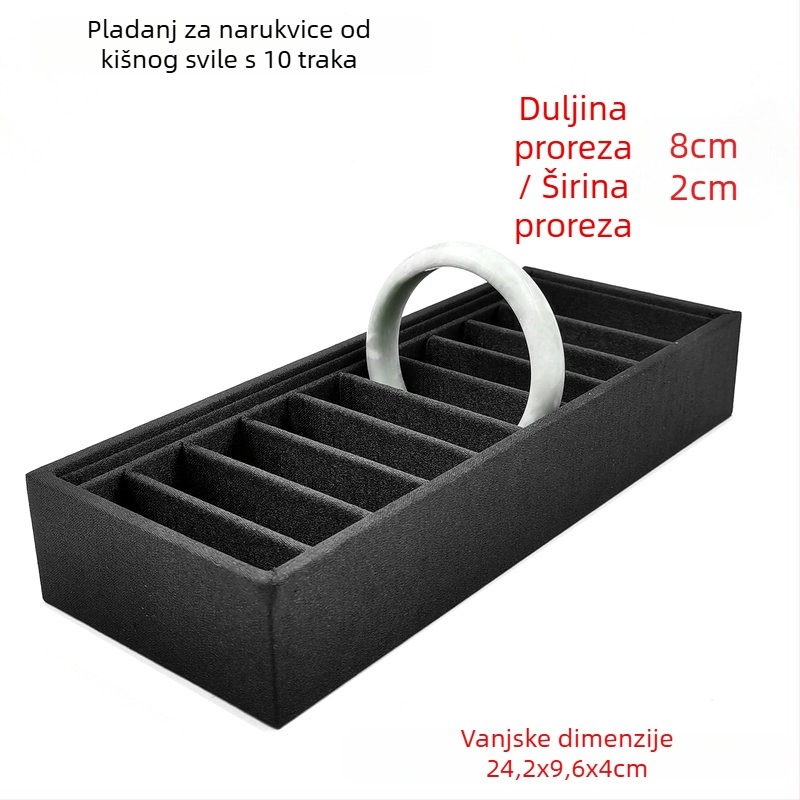 Izložbena ploča za narukvice s 40 pretinaca, metalna konstrukcija, proljeće 2023, šifra proizvoda Dhrzdcch