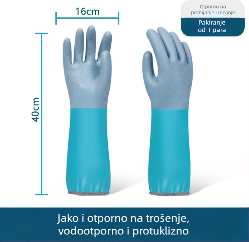 Great vodootporne rukavice za ribolov – protuklizne, zaštita od rezanja, debele i produžene, OEM dostupno