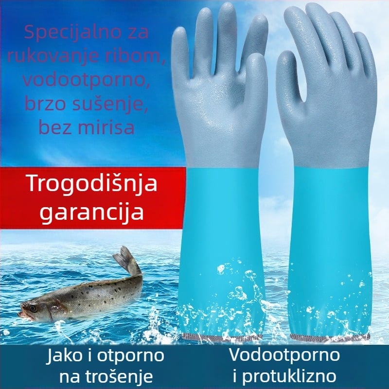 Great vodootporne rukavice za ribolov – protuklizne, zaštita od rezanja, debele i produžene, OEM dostupno