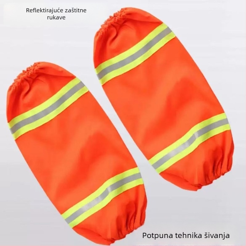 Reflektirajući rukavi za sanitarne radnike – unisex, protiv prljavštine, jednobojni, za sva godišnja doba, proljeće 2025.