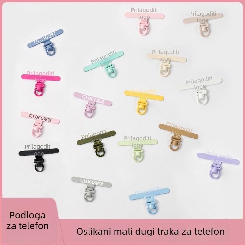 Privjesak za mobitel, unisex, geometrijski oblik, nehrđajući čelik, premaz pečenim lakom, dekorativan