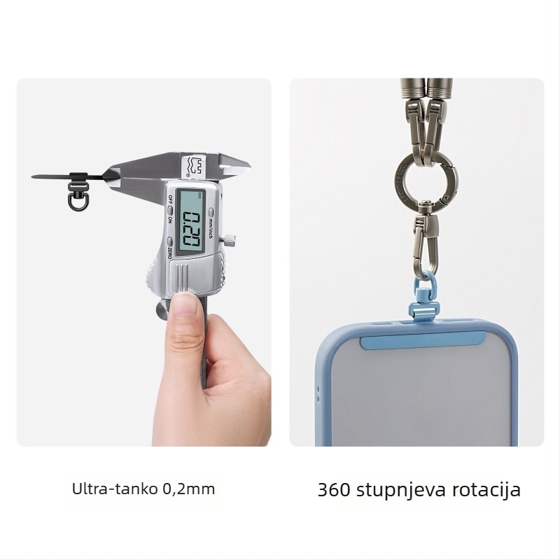 Privjesak za mobitel, unisex, geometrijski oblik, nehrđajući čelik, premaz pečenim lakom, dekorativan