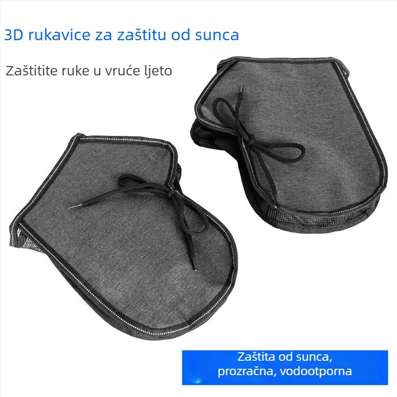 Ljetne rukavice za biciklizam s zaštitom od sunca, UV zaštita, vodootporne, lagane