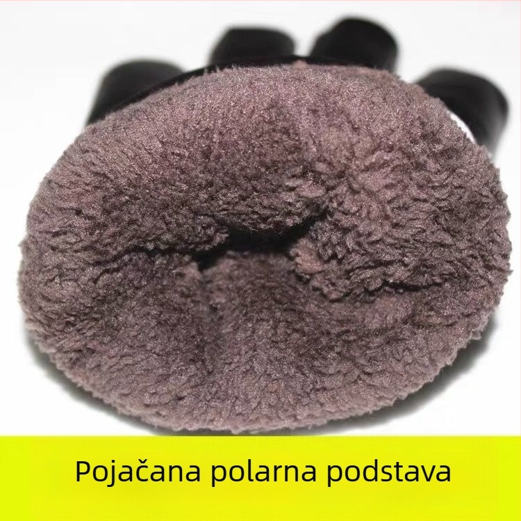 Muške zimske rukavice s flisom, pamuk materijal, protivklizne i otporne na habanje