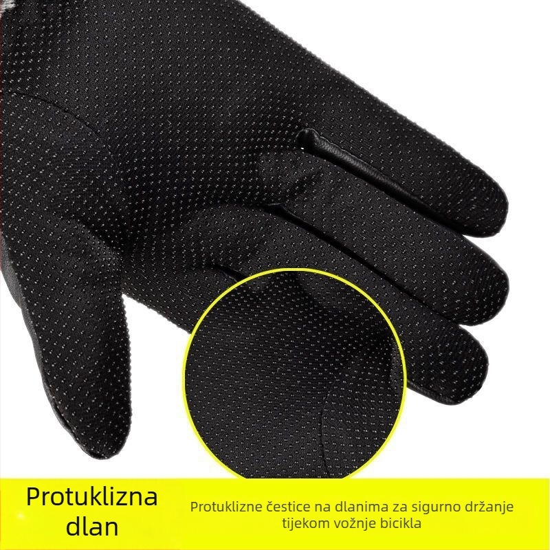 Muške zimske rukavice s flisom, pamuk materijal, protivklizne i otporne na habanje