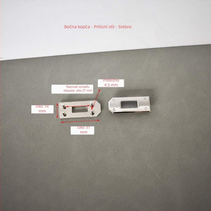 Ručni DIY lokot za torbu i hardver za kopču