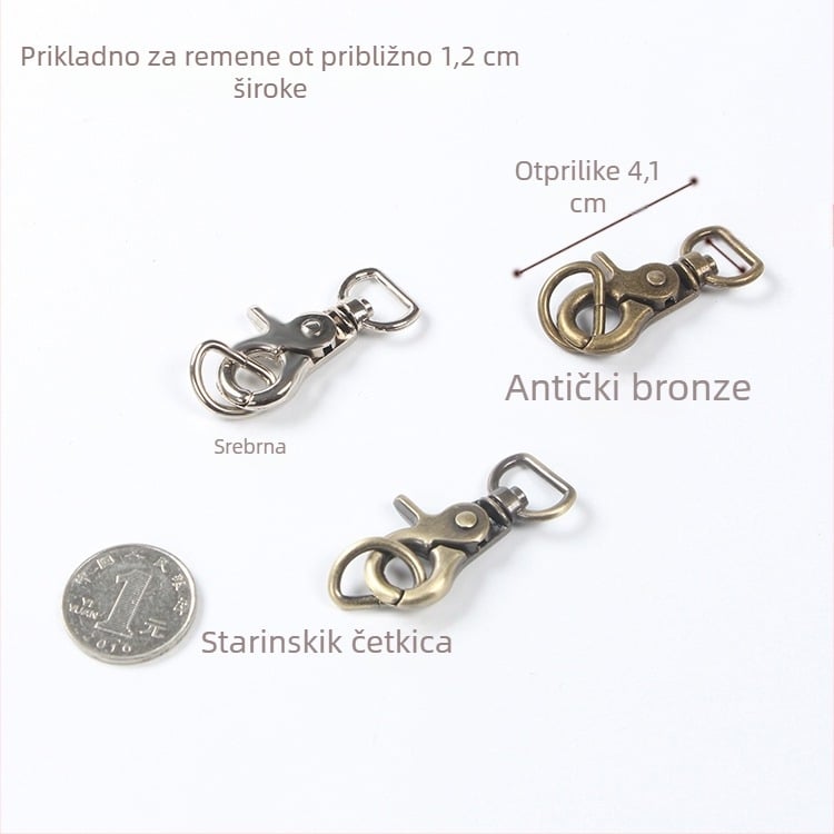 Metalni kopča za torbe s D-prstenom – DIY hardverski dodatak, šifra proizvoda Hywxkkkswwtewk